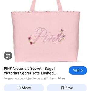Vs 2026 pink spring tote